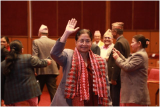 राष्ट्रियसभाको उपाध्यक्षमा माओवादी नेत्री अर्याल निर्वाचित  
