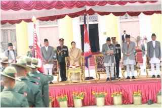 नवनिर्वाचित राष्ट्रपति पौडेलबाट शपथ ग्रहण   