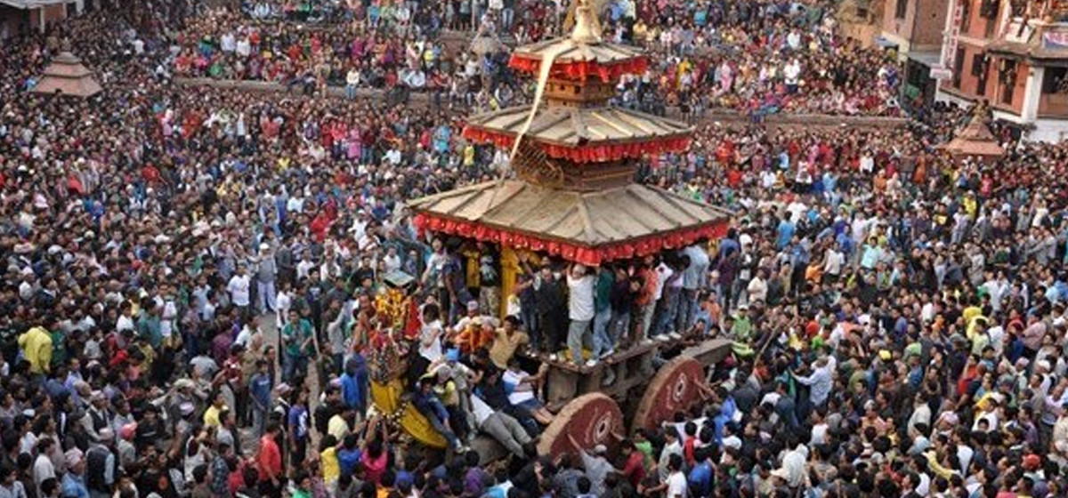 बनेपामा २५ सय वर्ष पुरानो चण्डेश्वरी जात्रा मनाइँदै  