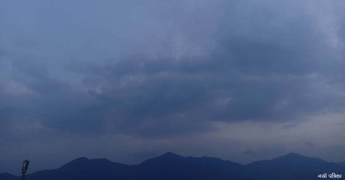 मेघगर्जनसहित भारी वर्षाको सम्भावना   