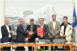 खानी इन्जिनियरिङ अध्ययनसम्बन्धी सम्झौतापत्रमा हस्ताक्षर 