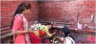 नेवार समुदायले गुँपुन्ही मनाउँदै  