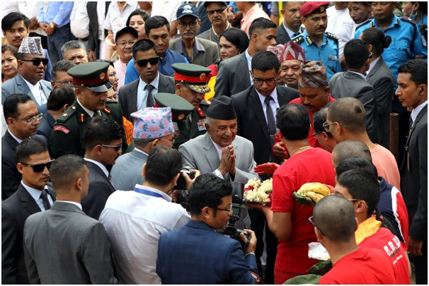 राष्ट्रपतिद्वारा पाटन कृष्ण मन्दिर दर्शन 