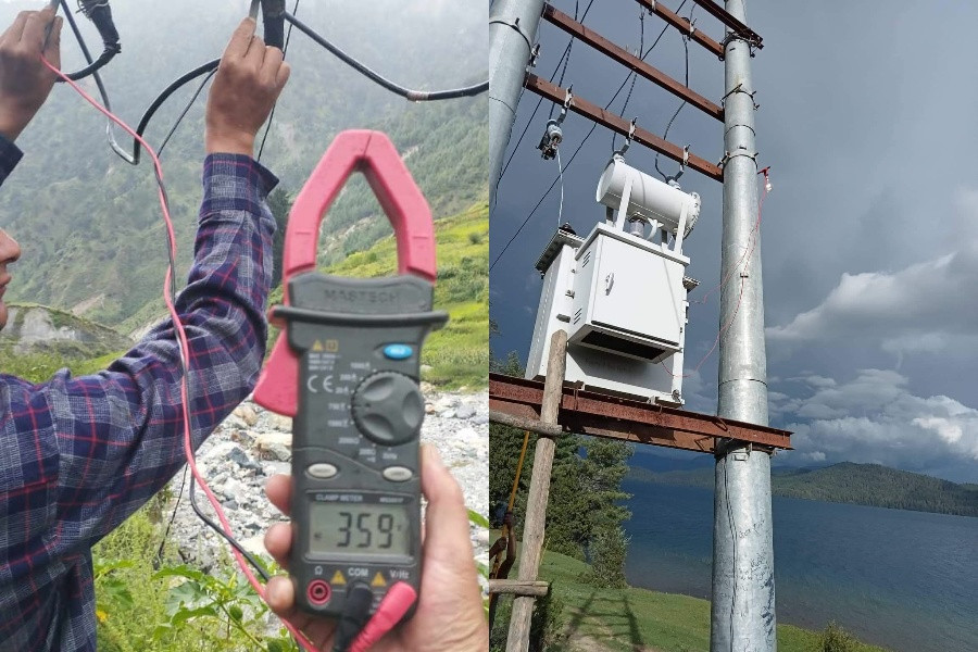 मुगु केन्द्रीय विद्युत् प्रशारण लाइनमा जोडियो 