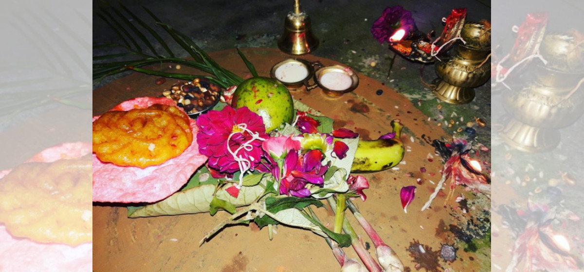 दशैँ भित्र्याउन चथाः मनाउँदै नेवार समुदाय   