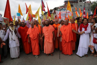 नेपालगञ्जमा सद्भाव पदयात्रा   