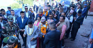 राष्ट्रपतिद्वारा पलाञ्चोक भगवती मन्दिरमा पूजाअर्चना 