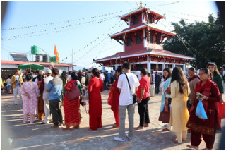 नवदुर्गामा मौलाकालिका पुगे हालसम्मकै धेरै भक्तजन  