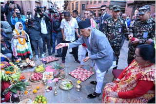 राष्ट्रपतिद्वारा नवदुर्गाको विशेष पूजा 