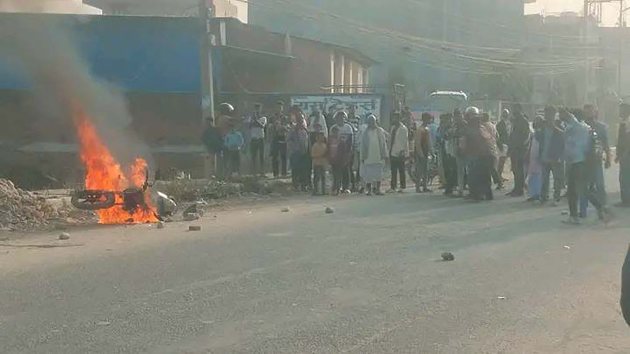 सर्लाहीको बरहथवामा युवकको मृत्यु, शनिबार बिहानसम्म निषेधाज्ञा 