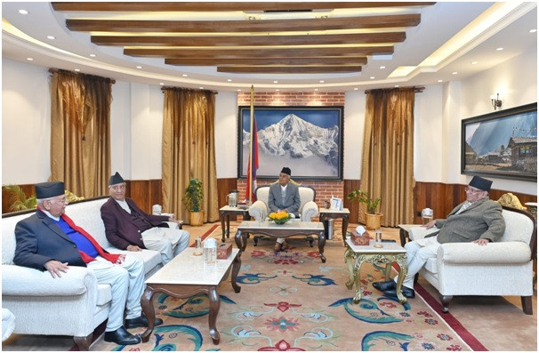 राष्ट्रपतिद्वारा समसामयिक विषयमा शीर्ष नेतृत्वको ध्यानाकर्षण 