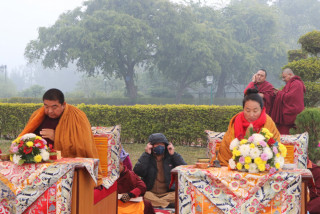 लुम्बिनीमा पाँचदिने मोन्लाम पूजा सुरु   