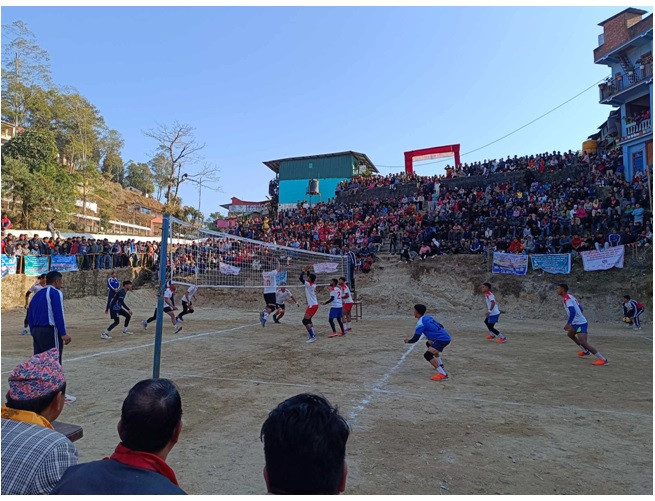 कोशी प्रदेश अन्तरपालिका भलिबलको उपाधि दमक र षडानन्दलाई