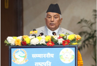 भ्रष्टाचार नियन्त्रणका लागि दृढ राजनीतिक प्रतिवद्धता पहिलो प्रस्थान विन्दु : राष्ट्रपति