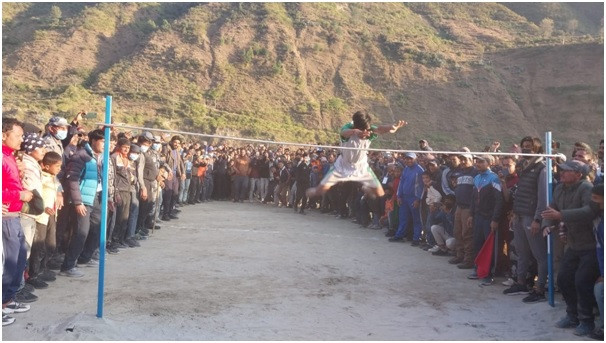 किशोर विवेक सागरद्वारा ‘हाइजम्प’ प्रतियोगितामा उत्कृष्ट प्रदर्शनी  