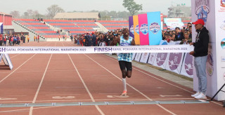  पोखरा अन्तर्राष्ट्रिय म्याराथनको उपाधि केन्याली धावकलाई  