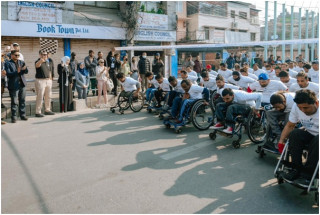 काठमाडौँमा ह्विलचियर दौड प्रतियोगिता सम्पन्न   