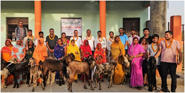 महोत्तरीका महिलालाई आत्मनिर्भर बनाउन साना किसान परियोजनाको सहयोग