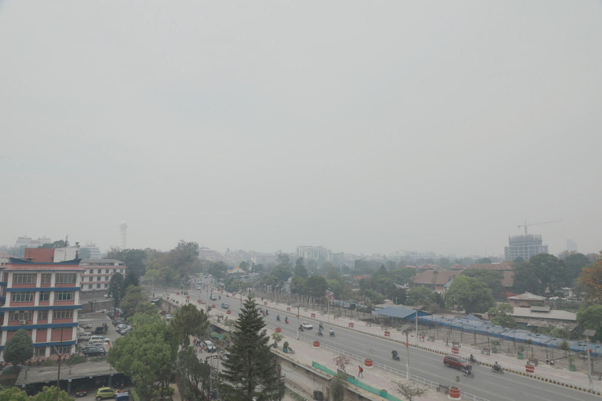 काठमाडौँमा वायु प्रदूषणक अत्यधिक  