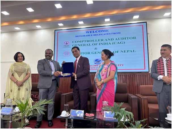 भारतका नियन्त्रक तथा महालेखापरीक्षक मुर्मद्वारा चन्द्रागिरि नगरपालिका अवलोकन   