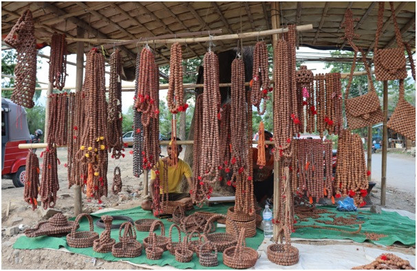 रुद्राक्षको व्यापारबाट मनग्य आम्दानी गर्दै सन्तोष   