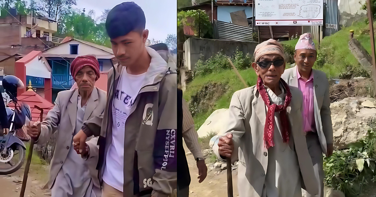 एक सय दुई वर्षमा आँखाको ज्योति फर्किएपछि...  