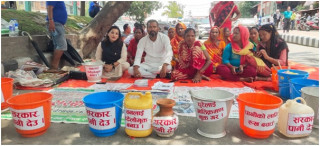 पानीको कहानी बोकेर चुरेवासी माइतीघरमा :  कसलाई रहर थियो र ? यो घाममा जनकपुरदेखि हिँडेर आउन ? 