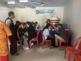  मोतिबिन्दुका बिरामीको निः शुल्क शल्यक्रिया गर्न सहयोग  गर्दै देव दर्शन बचत तथा ऋण सहकारी सस्था 