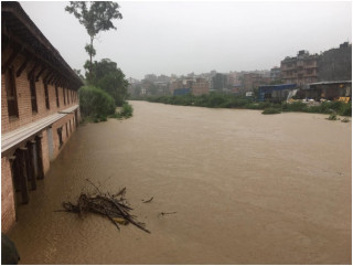 हनुमन्ते खोलामा बाढी , सतर्कता अपनाउन आग्रह