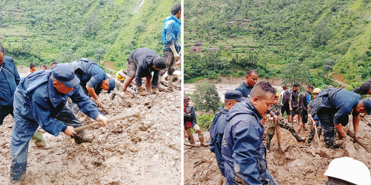 सुरक्षित ठानिएको घर नै पहिरोले पुरेपछि...   