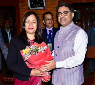  भारतीय विदेशसचिव मिस्री काठमाडौँमा  