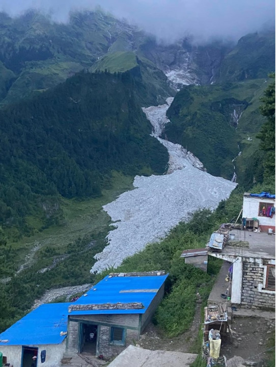मुस्ताङको थासाङमा पुनःहिउँपहिरो, बोक्सीखोला थुनियो   