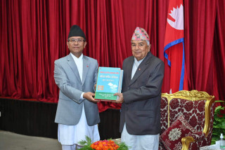राष्ट्रपति समक्ष  अख्तियार दुरुपयोग अनुसन्धान आयोगले  वर्षिक प्रतिवेदन प्रस्तुत