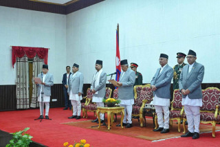 नव नियुक्त प्रधानन्यायाधीश राउतव्दारा  पद तथा गोपनीयताको शपथ