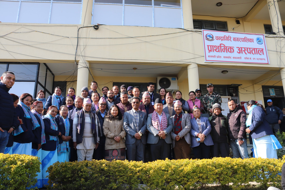 चन्द्रागिरि नगर अस्पताल थानकोटमा भेन्टिलेटर सेवा सुरु हुने
