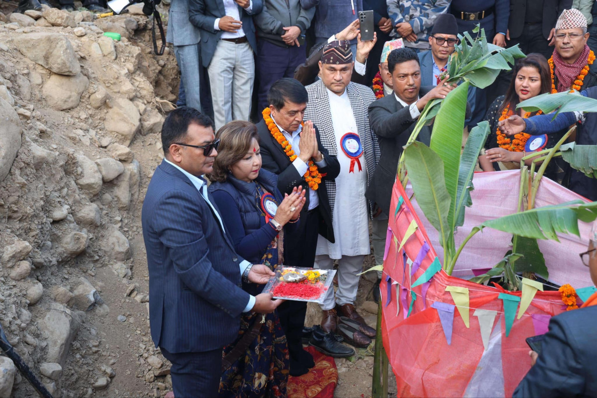 परराष्ट्र मन्त्री राणाद्वारा   कर्णाली चिसापानीमा  जालपादेवी केबलकारको  शिलान्यास 