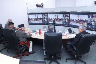 प्रधानमन्त्री र मुख्यमन्त्रीहरुबीच भर्चुअल बैठक :समस्याको पहिचान गरी कार्यान्वयनको ’एक्सन’ मा जाने 