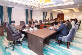 मन्त्रिपरिषद्को बैठक प्रधानमन्त्री निवास बालुवाटारमा