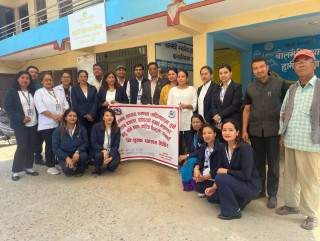 शहरी स्वास्थ्य केन्द्र  किसिपिडिमा  स्वास्थ्य शिविर सम्पन्न ः १४५ जना महिलाहरुले  गराए स्वास्थ्य परीक्षण