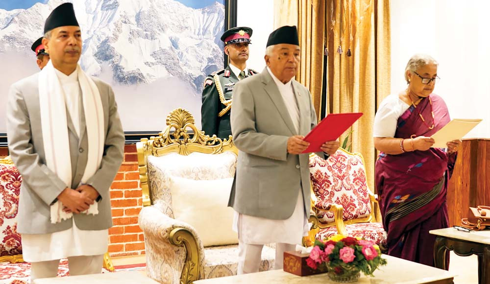 पूर्वप्रधान न्यायाधीश  कार्की  प्रधानमन्त्री ,  प्रतिनिधि सभा विघटन, फागुन २१ गते निर्वाचन घोषणा