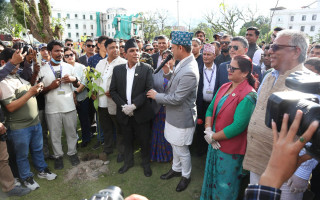 नयाँ संसद भवन परिसरमा “एक सांसद, एक वृक्षारोपण” कार्यक्रम सम्पन्न