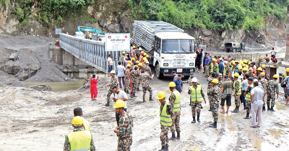 गल्छीदेखि देवीघाट हुँदै त्रिशूलीसम्मको करिब २६ किलोमिटर सडक सम्पर्क